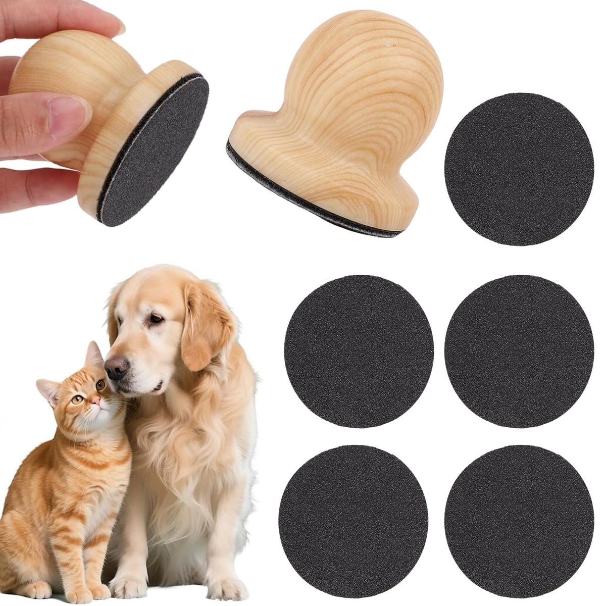 Dog Nail File with 6 Pcs Filing Disc M229