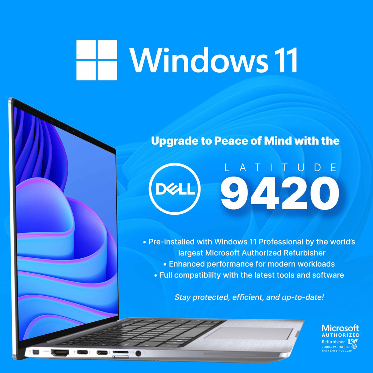 14" FHD Intel Core i7 16GB RAM 512GB SSD Windows 11 Pro Laptop U863841