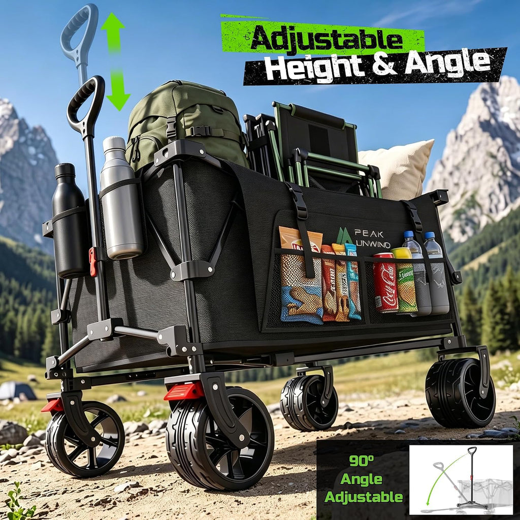 Collapsible Heavy Duty Beach Wagon with Big Wheels V395