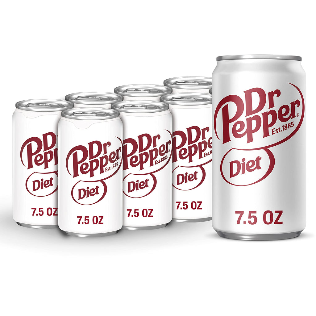 Diet Dr Pepper Soda 7.5 fl oz 8 pack Q720953