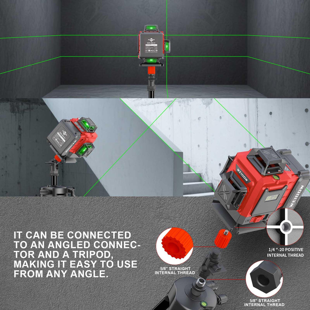360° Green Cross Line Self Leveling Laser Level B979424