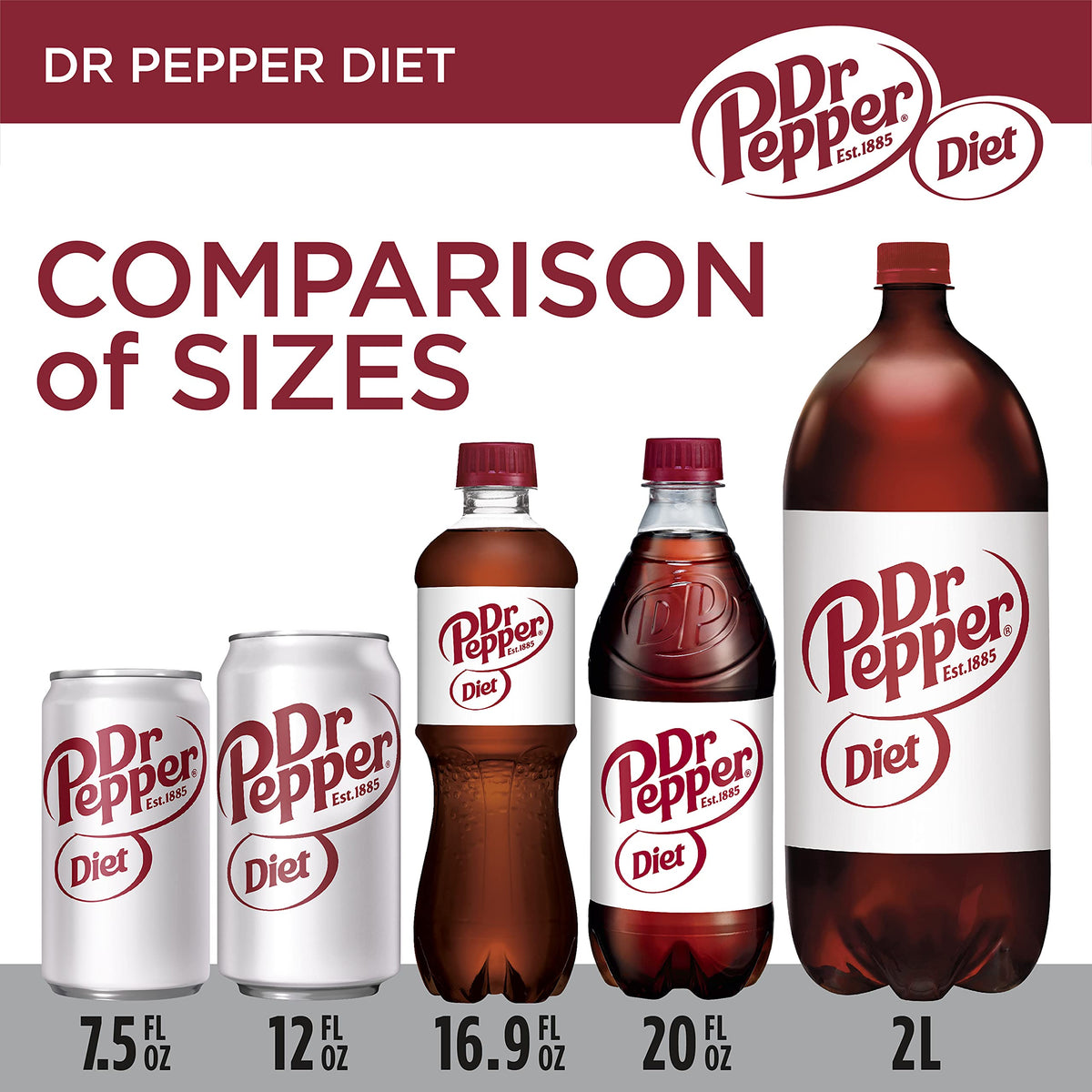 Diet Dr Pepper Soda 7.5 fl oz 8 pack Q720953