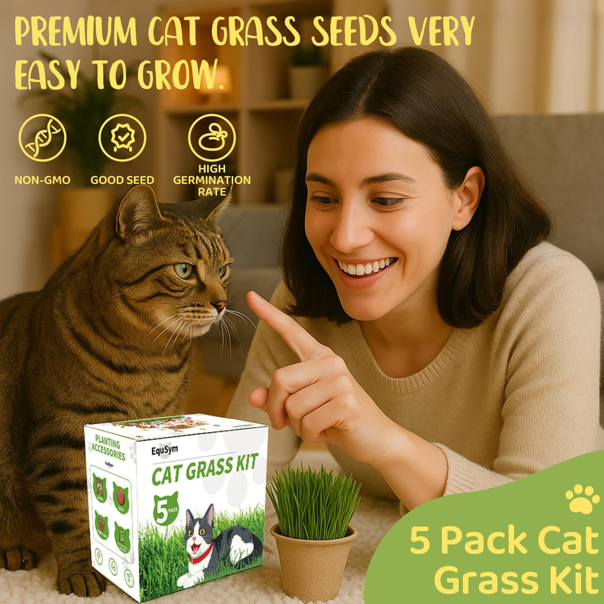 Cat Grass Growing Kit K4996