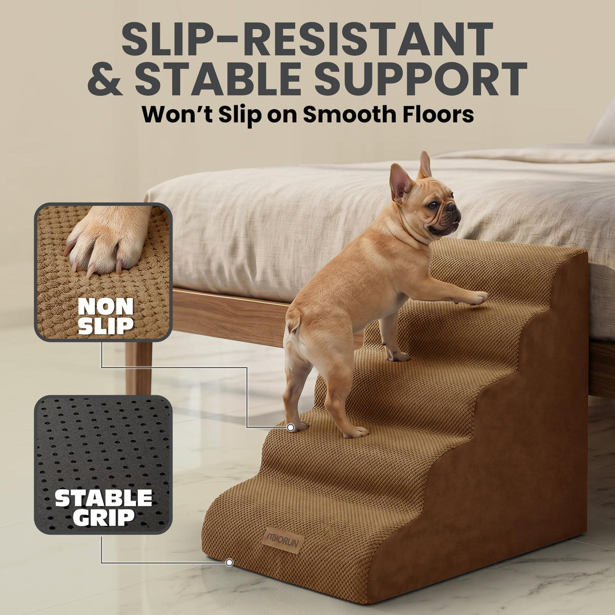 Dog Stairs for High Beds N25609