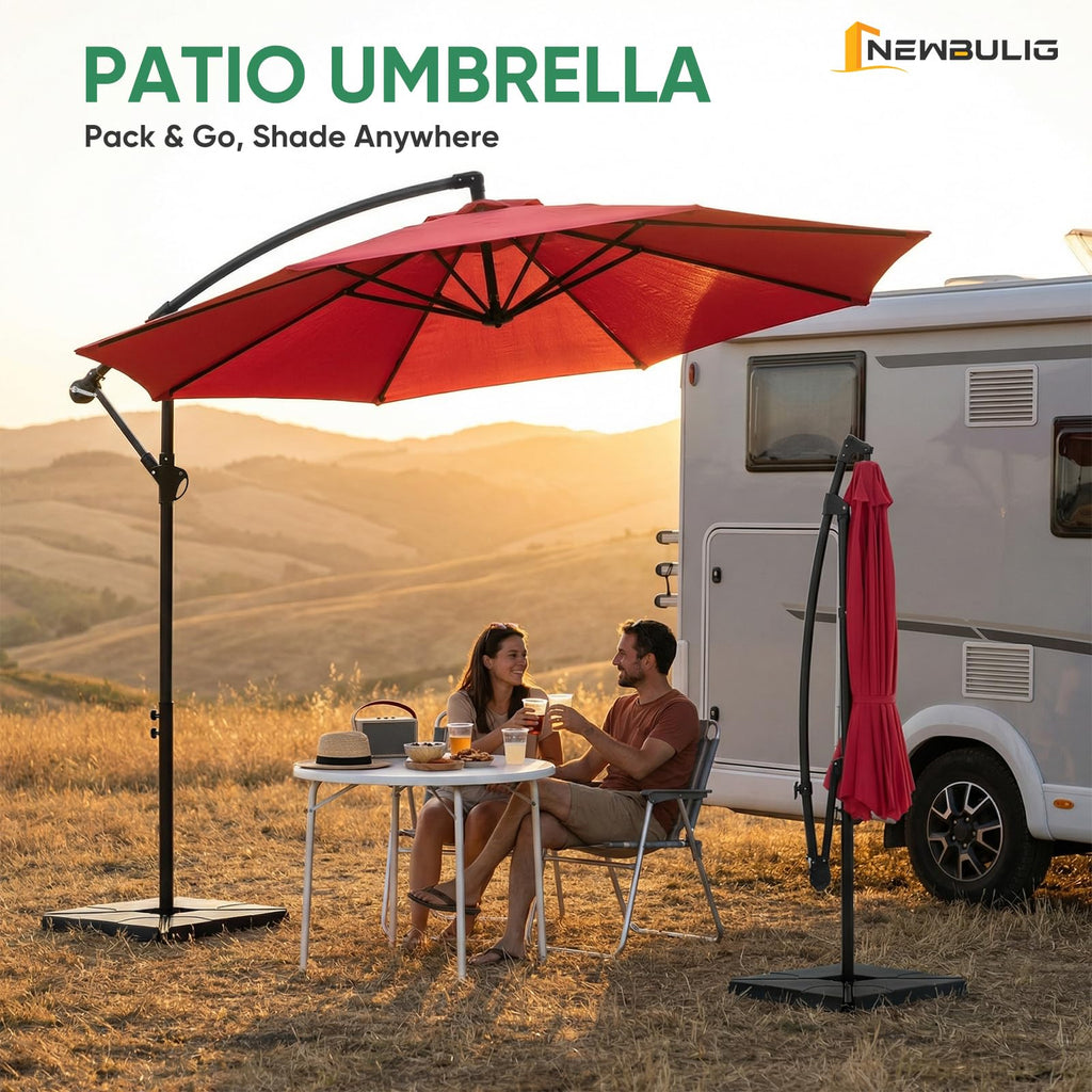 10FT Cantilever Patio Umbrella F404276