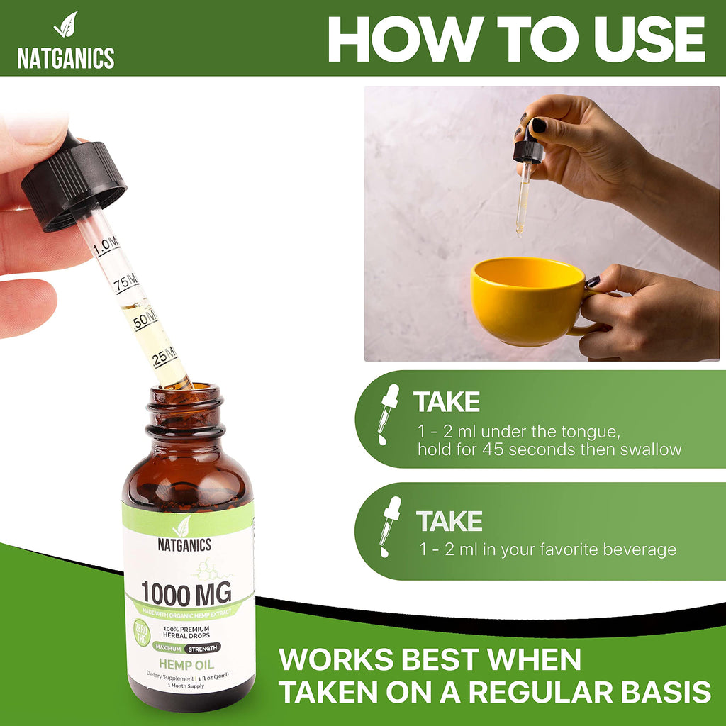 Organic Hemp Oil 1000mg R87562