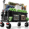 Collapsible Heavy Duty Beach Wagon with Big Wheels V395