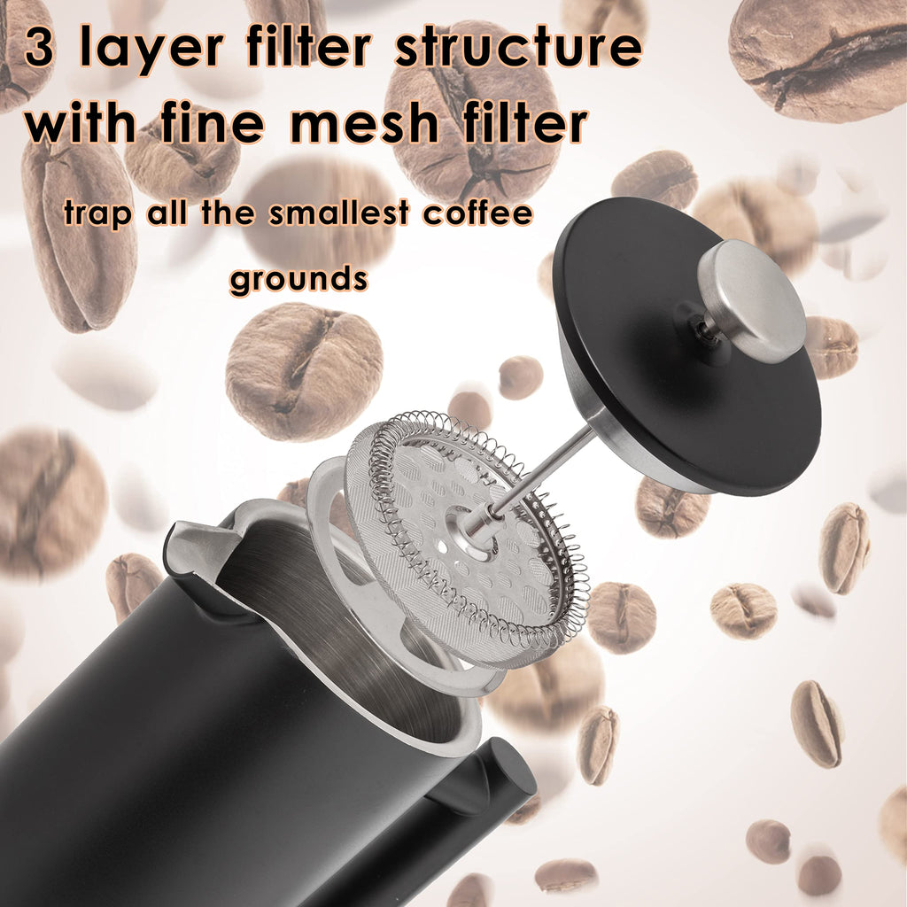 26 Oz Stainless Steel French Press U599220
