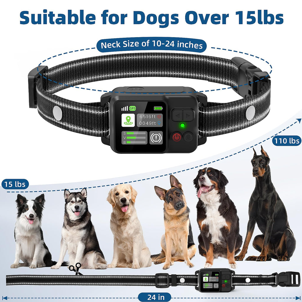 Wireless Dog Fence System, IP68 Waterproof L638