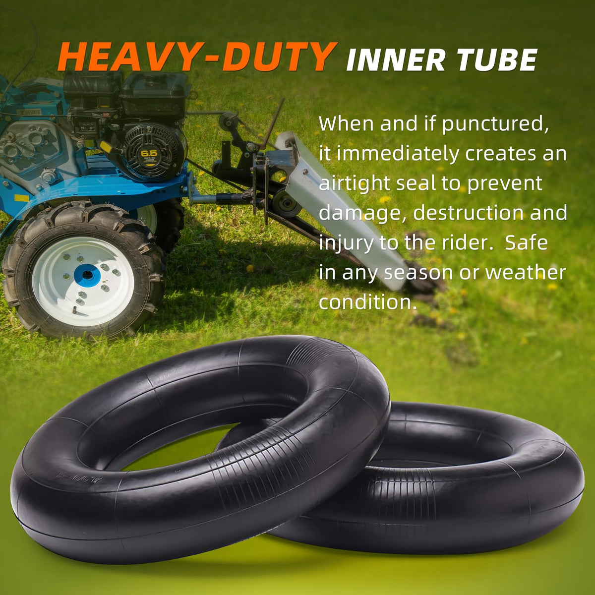 4.80/4.00-8" Inner Tube with TR-13 Straight Valve Stem (4-Pack) Z2652
