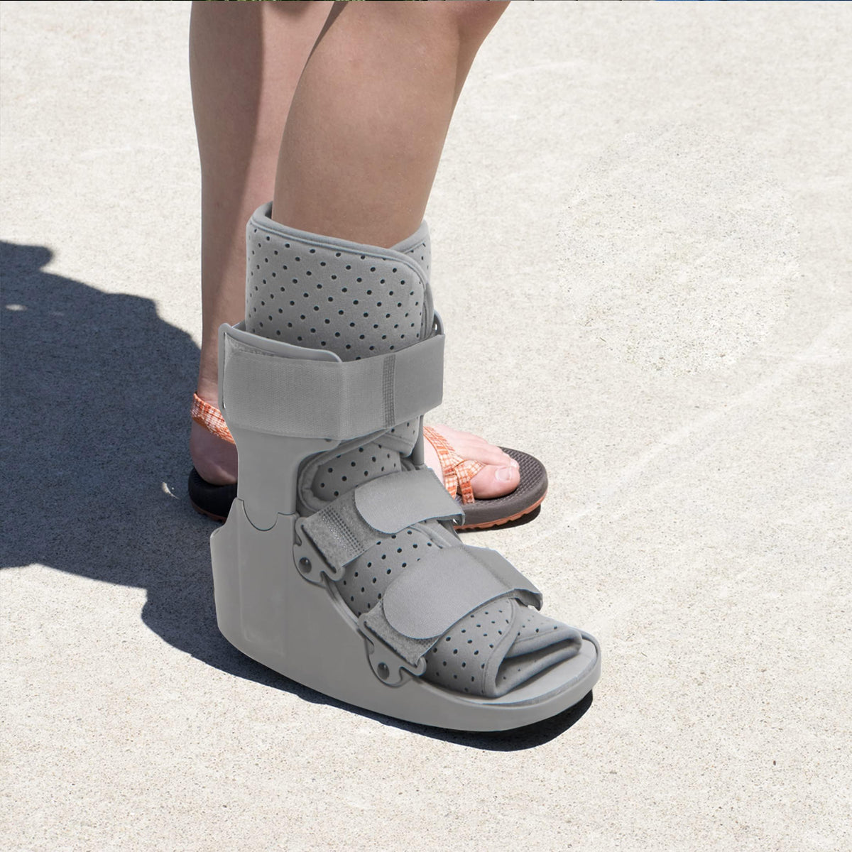Orthopedic Walking Boot Gray-Large S8406