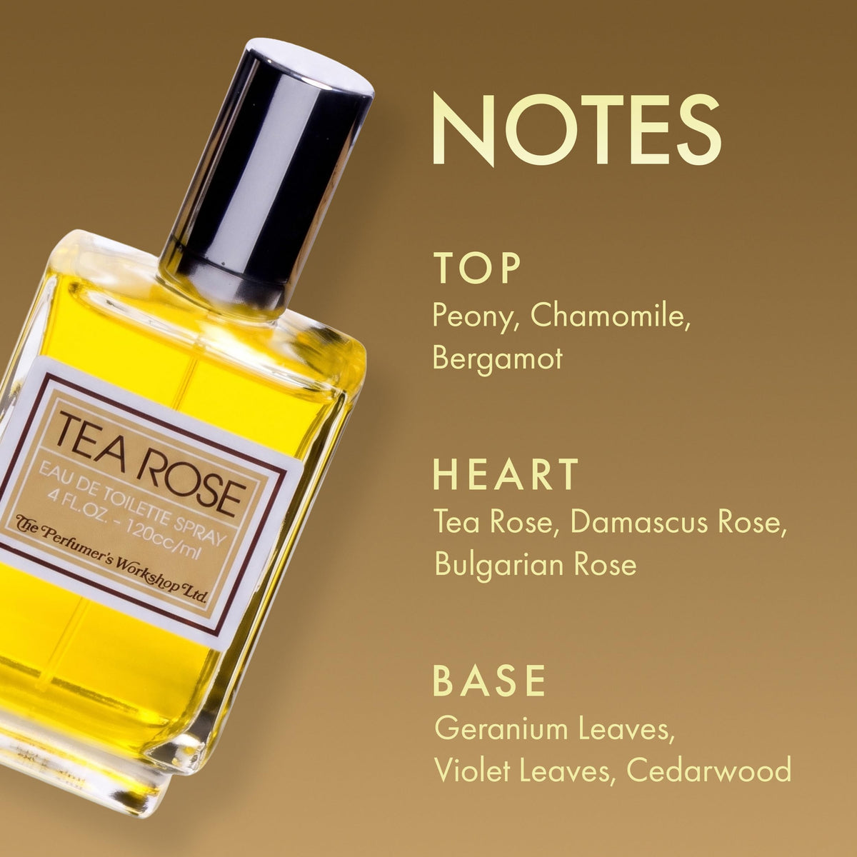 Tea Rose Eau de Toilette Spray 4 fl. oz. Z103631