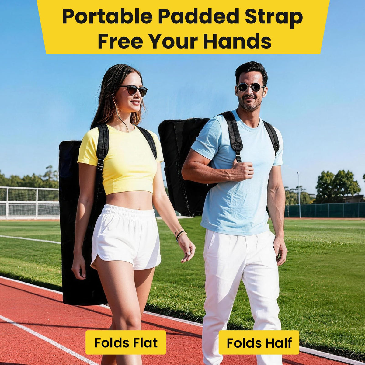 Stadium Seats with Back Support, 2.6'' Thick Pad, 6 Reclining Positions, 2pcs K7930