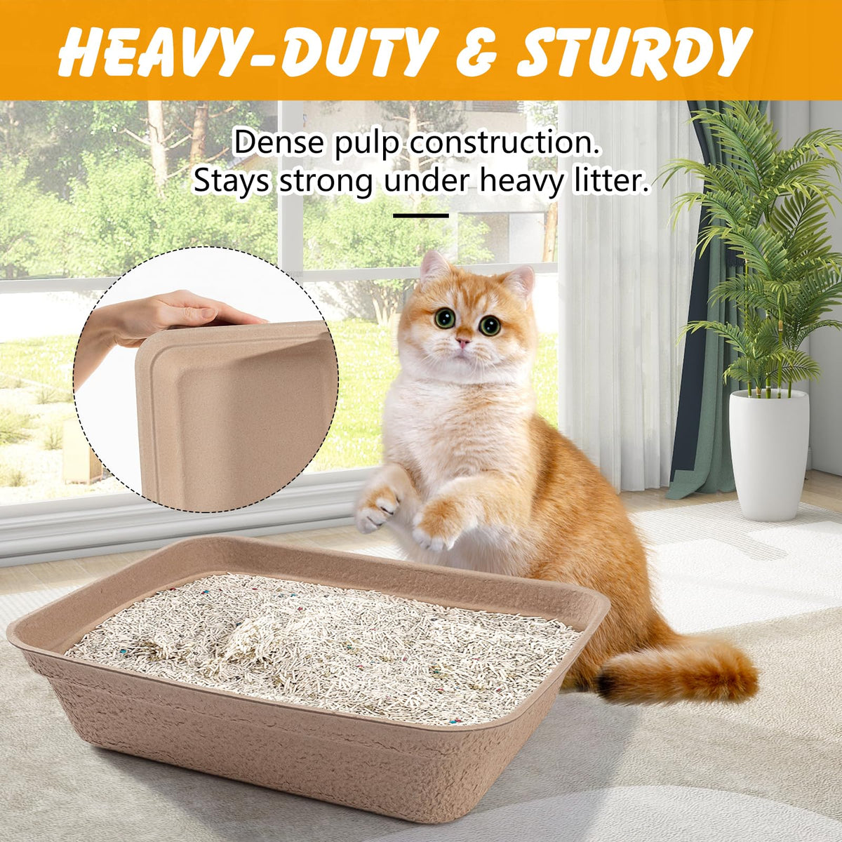 Disposable Cat Litter Box 9-Pack K95279
