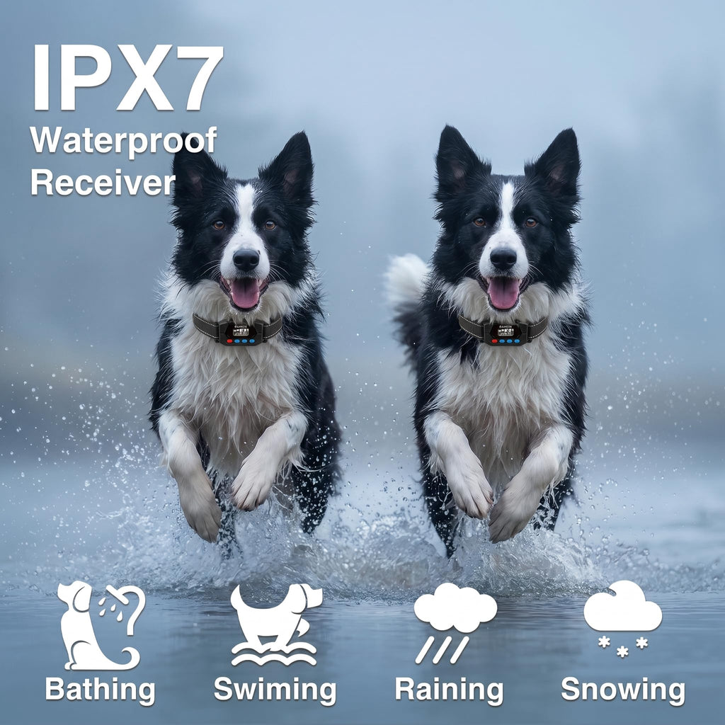 GPS Wireless Dog Fence System with 2 Collar I533