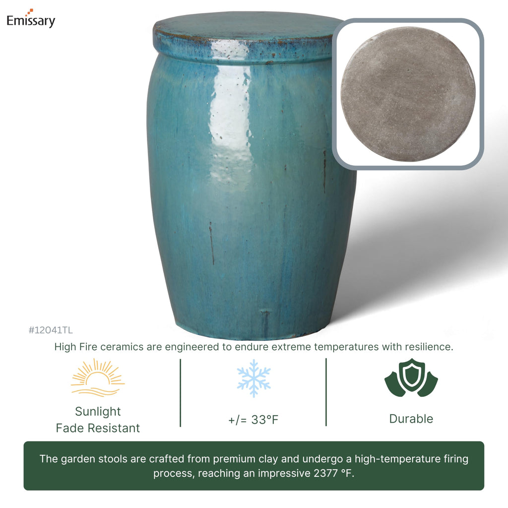Teal Stool J56443
