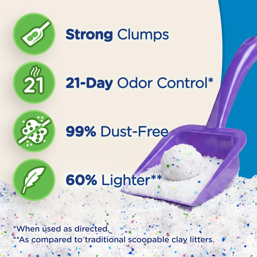 Clumping Micro Crystals Litter, Fragrance Free, 5lb Q34314