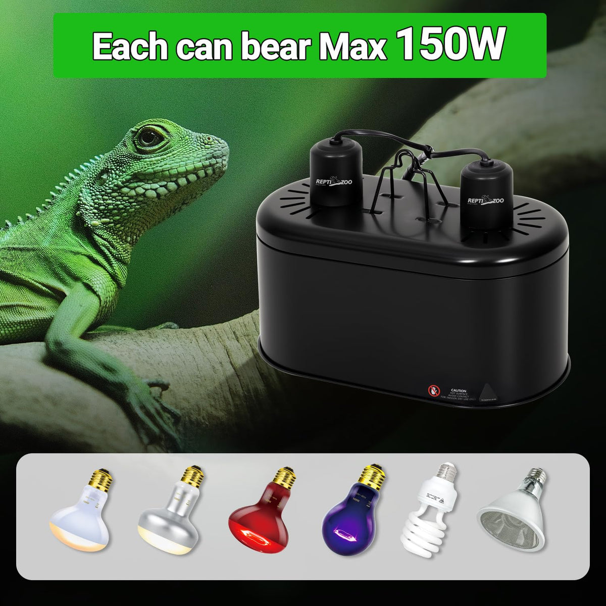 Dual Reptile Light Fixture V647