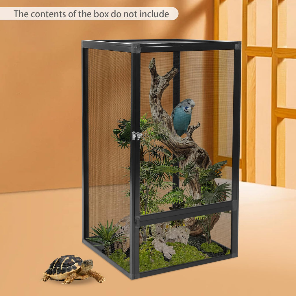 Reptile Mesh Cage Screen Terrarium Enclosure L77534