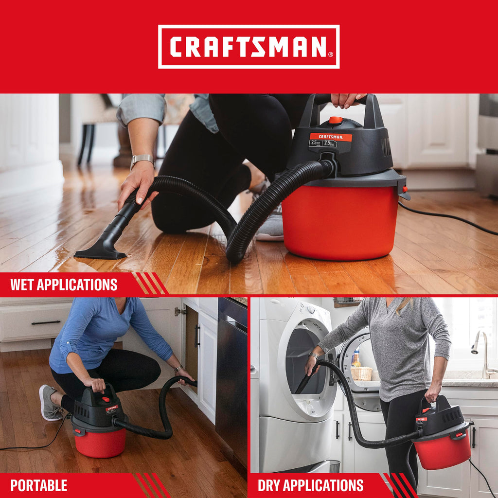 2.5 Gallon Wet Dry Shop Vacuum R906