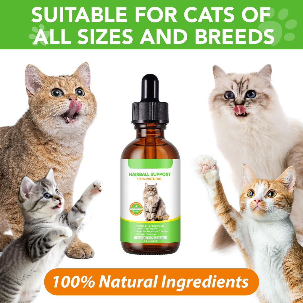 Natural Cat Hairball Treatment with Vitamins V6781