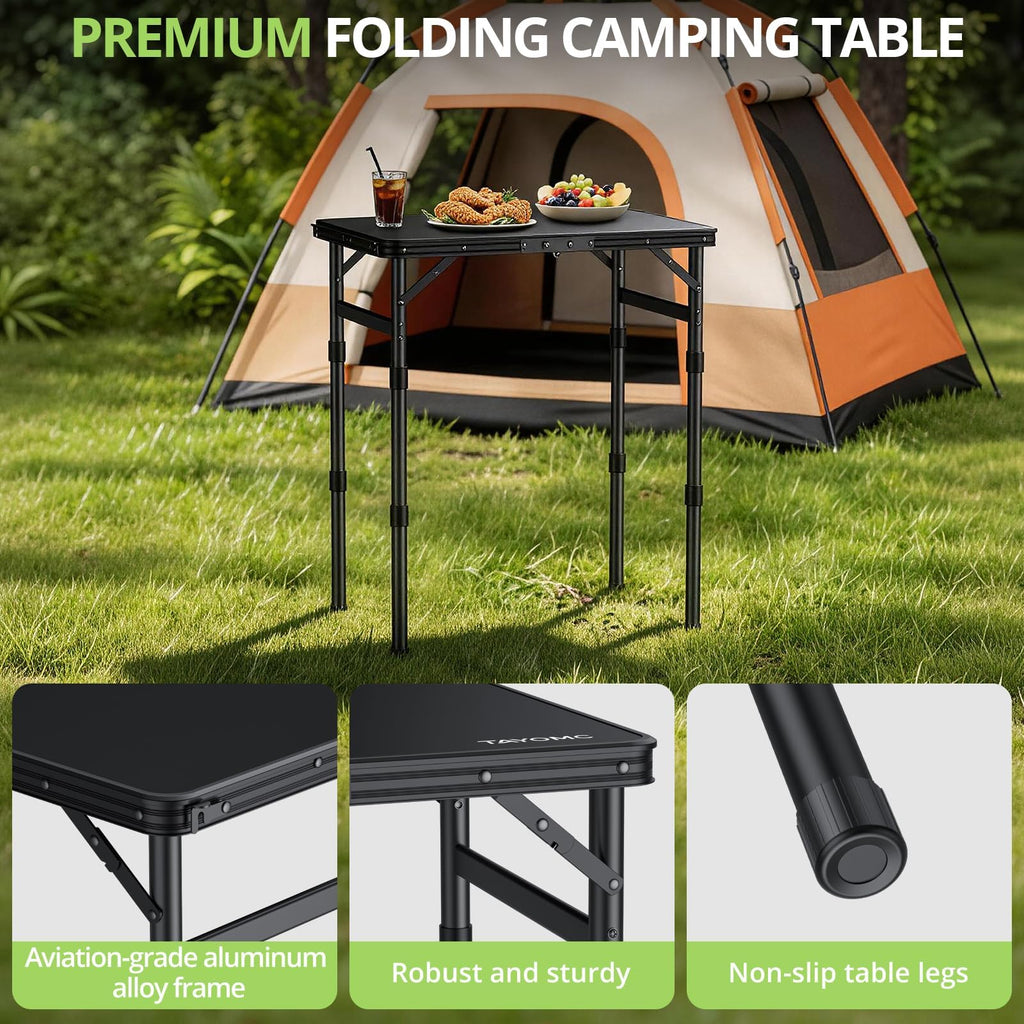 2ft Adjustable Folding Camping Table W8112