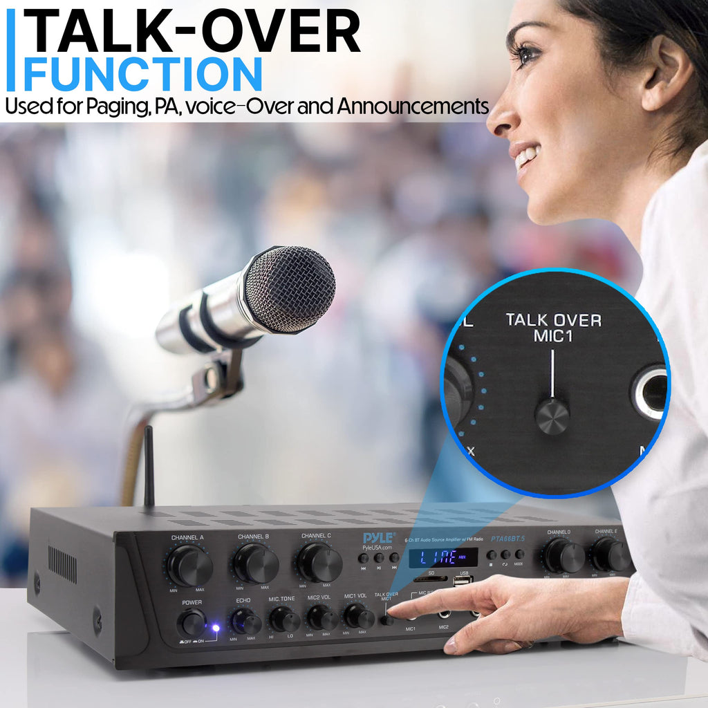 Bluetooth 6 Channel Stereo Amplifier A70333