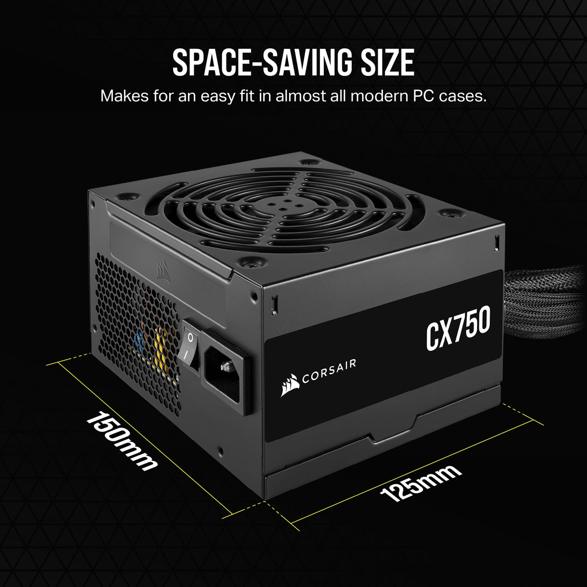 750 Watt 80 Plus Bronze Non Modular ATX Power Supply T387