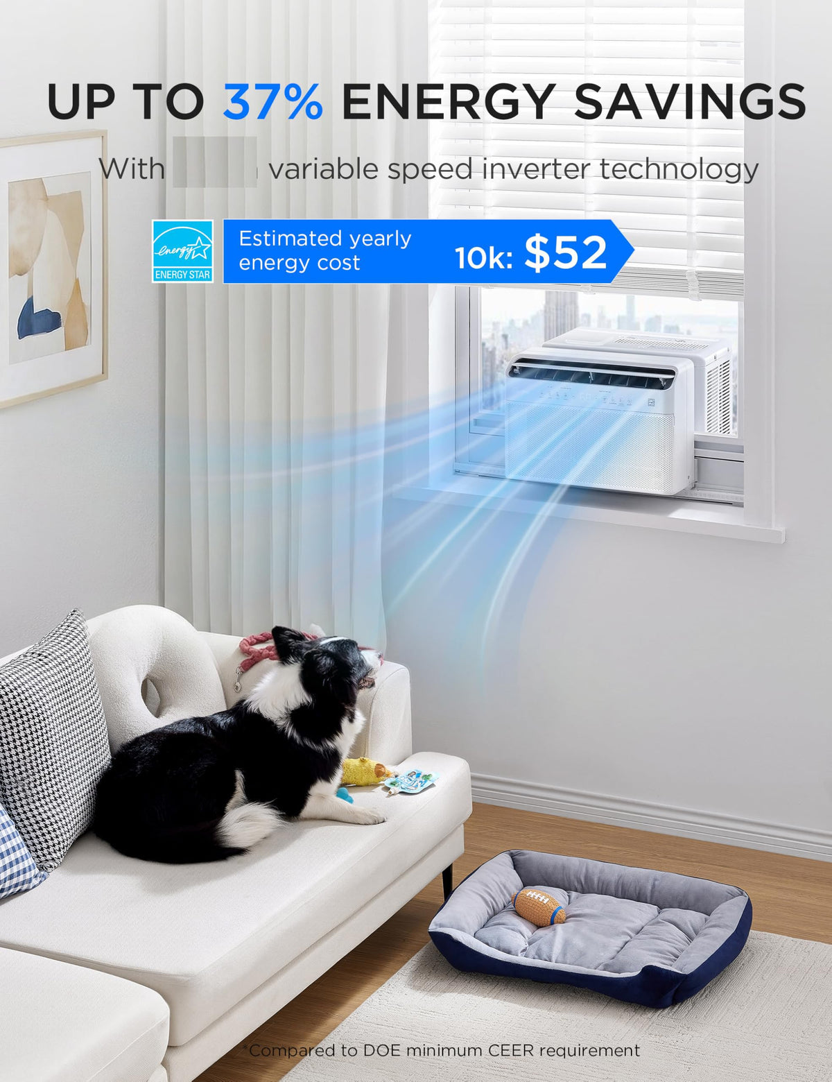 U-Shaped Window Air Conditioner J408