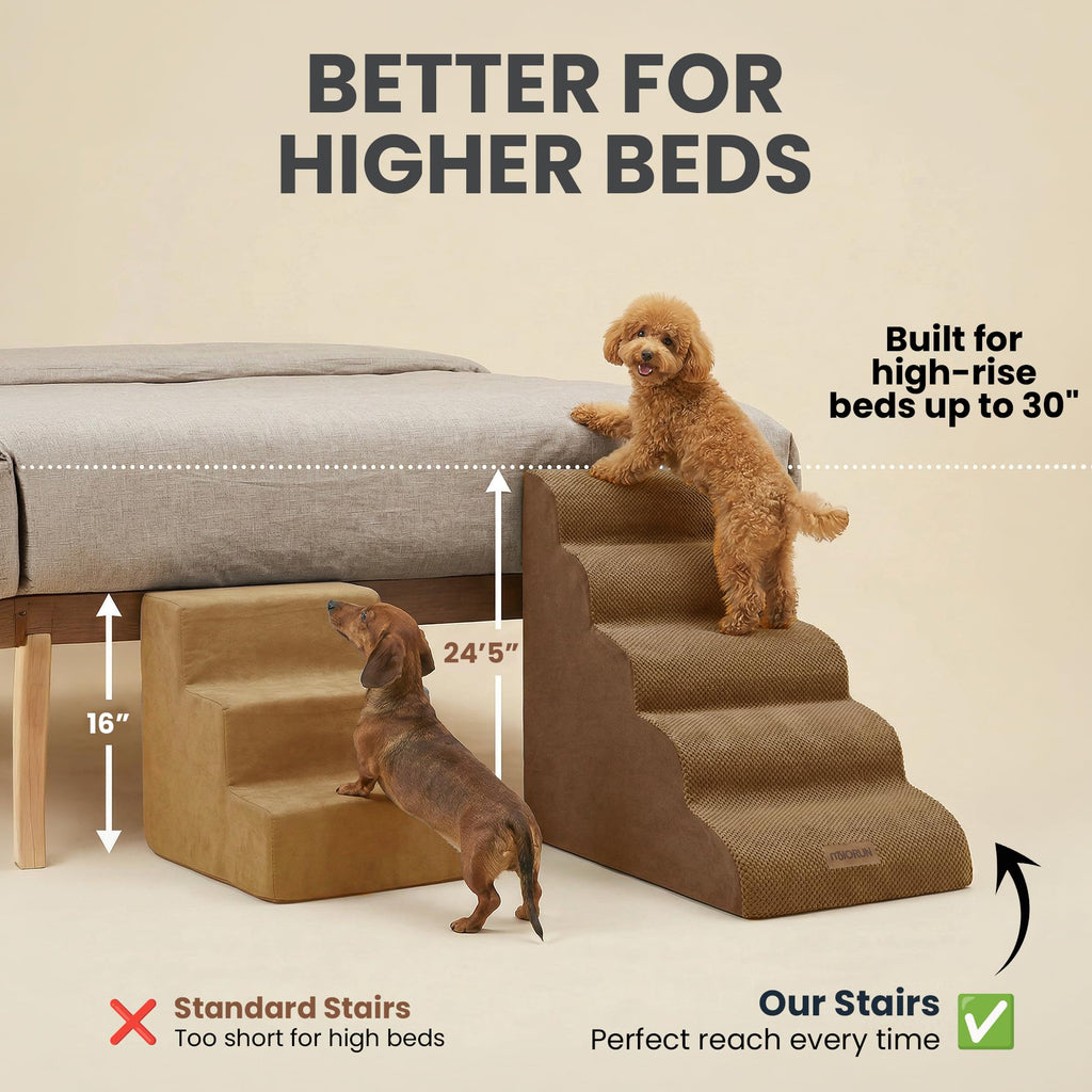 Dog Stairs for High Beds N25609