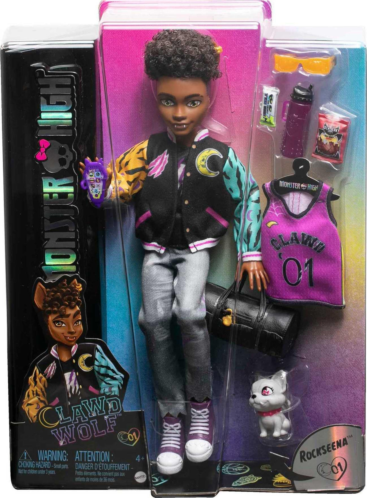Monster High Doll with Pet Gargoyle Bulldog and Themed Accessories M92990