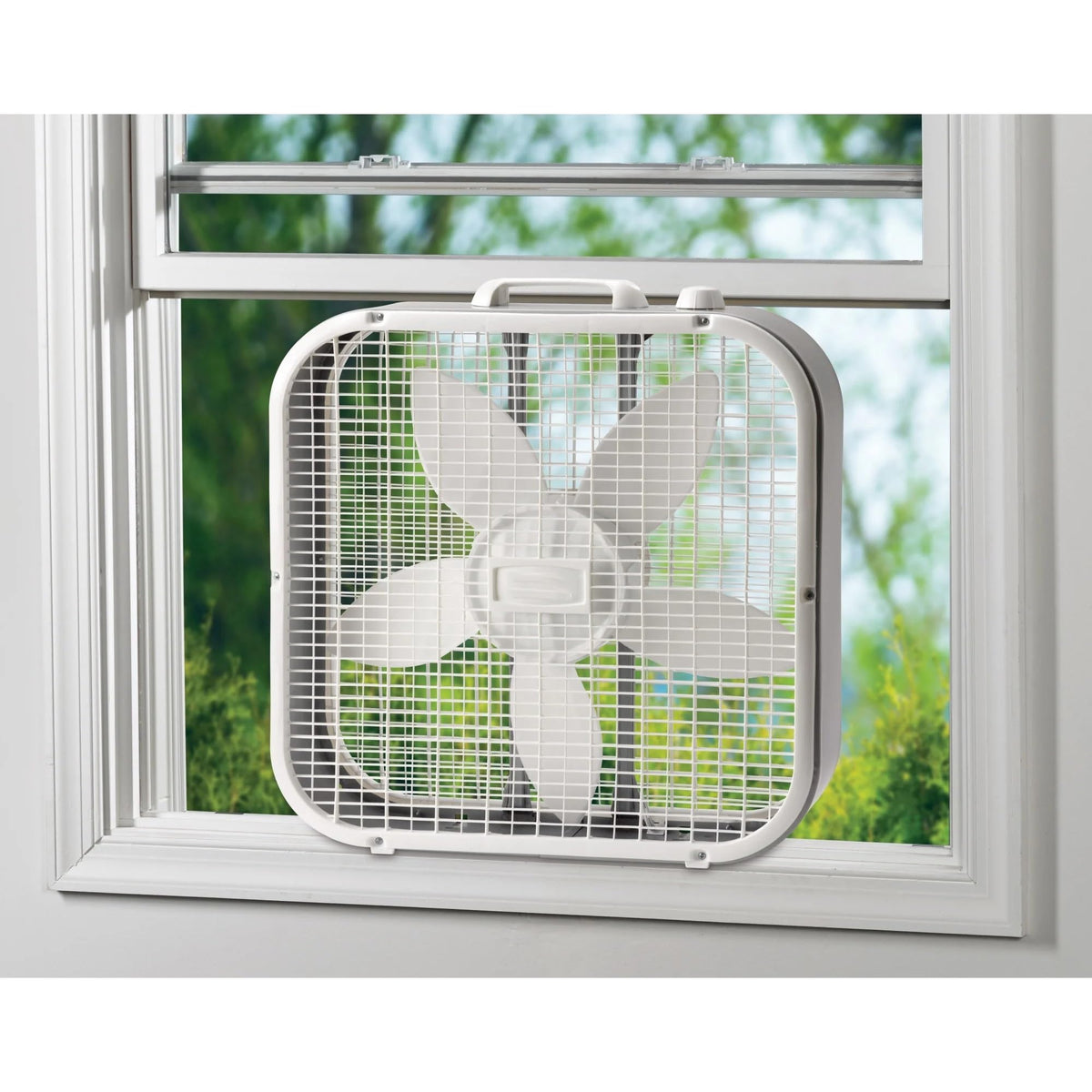 20" Classic Box Fan with 3 Speeds, White O249