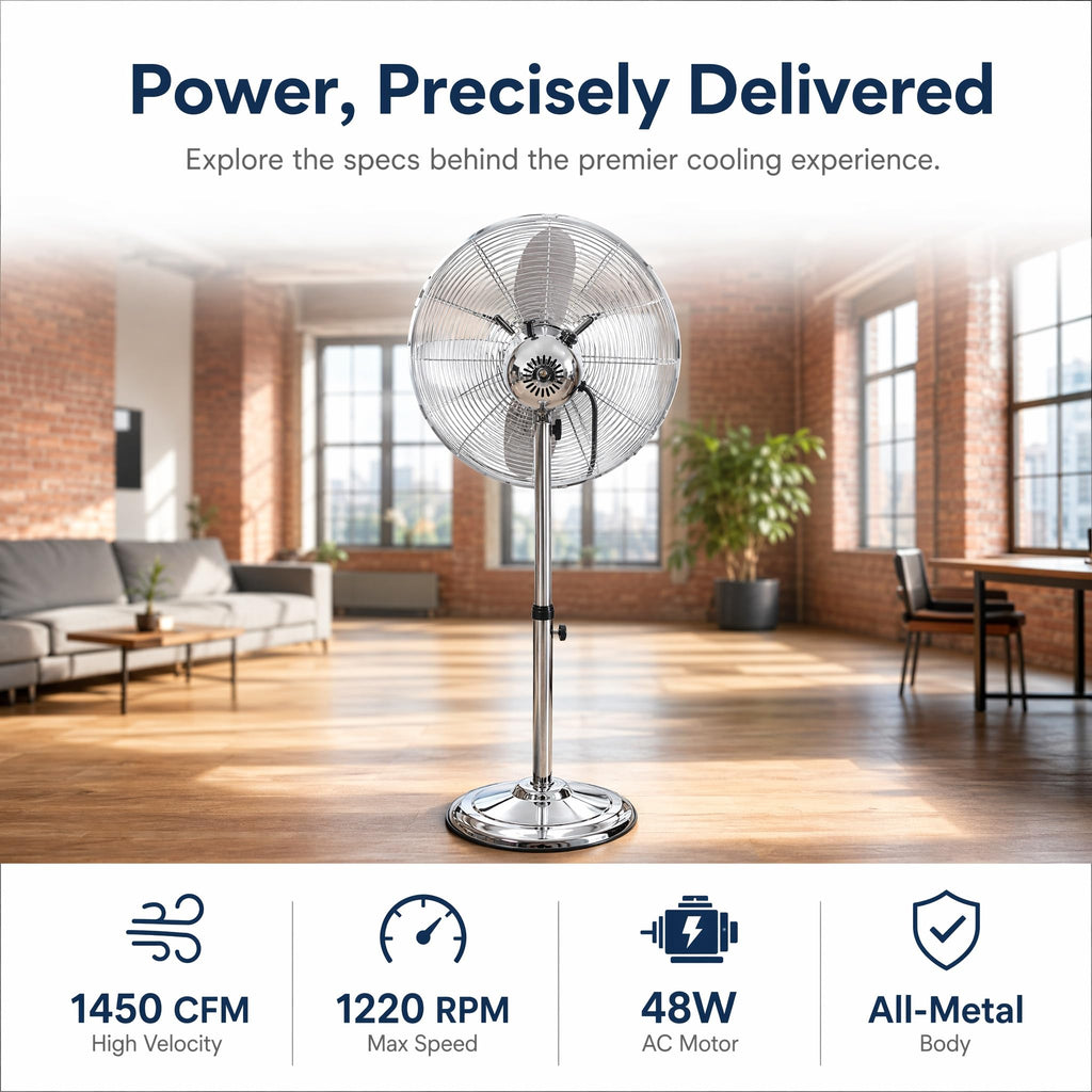 16 Inch 3-Speed Pedestal Fan W94875