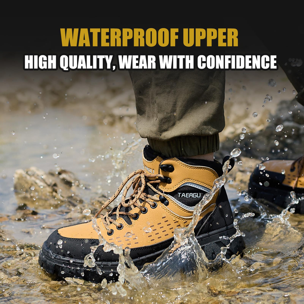 Steel Toe Work Boots 6" Waterproof C8959