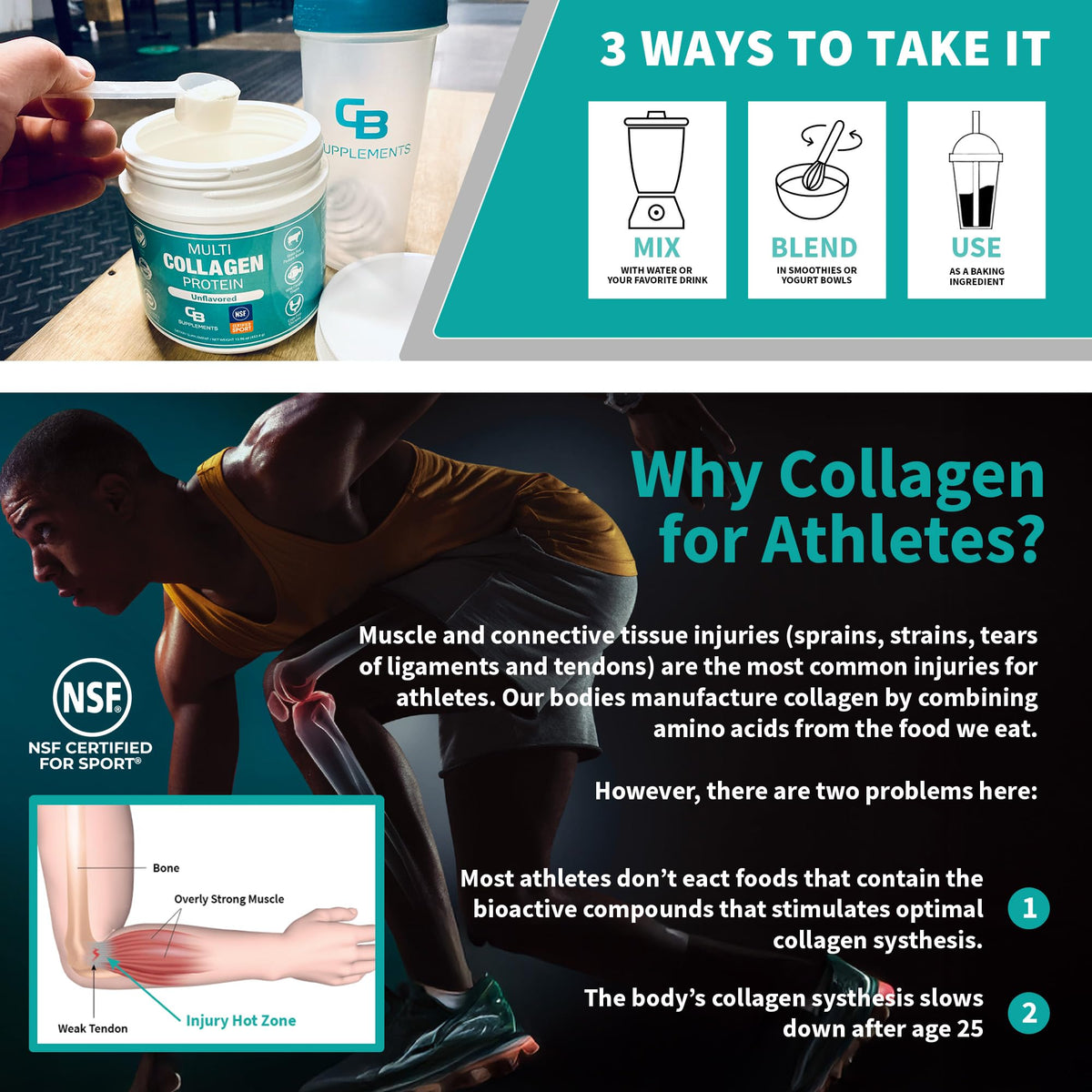 Multi Collagen Protein Powder Unflavored 58 Servings A256285
