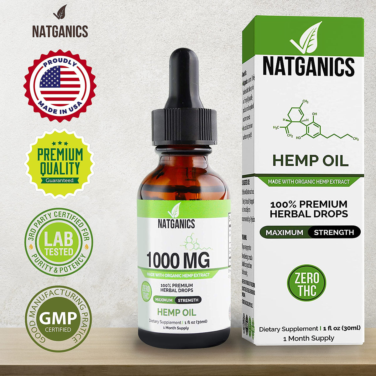 Organic Hemp Oil 1000mg R87562