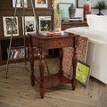 Side Table with Drawer and Storage Shelf E351309