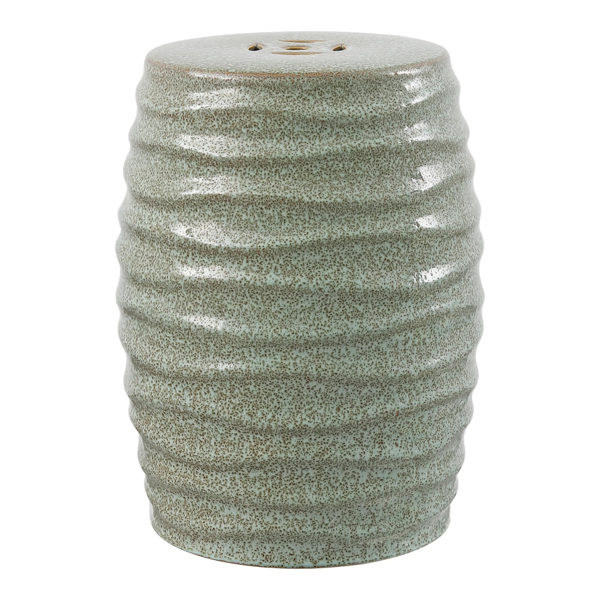 Blue Ceramic Garden Stool C466