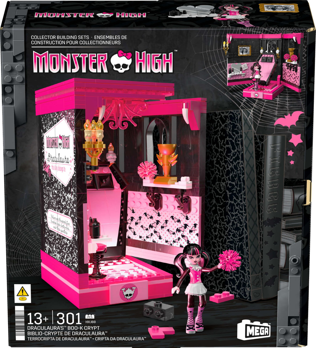 Monster High Action Figure Building Set with 301 Pieces M946