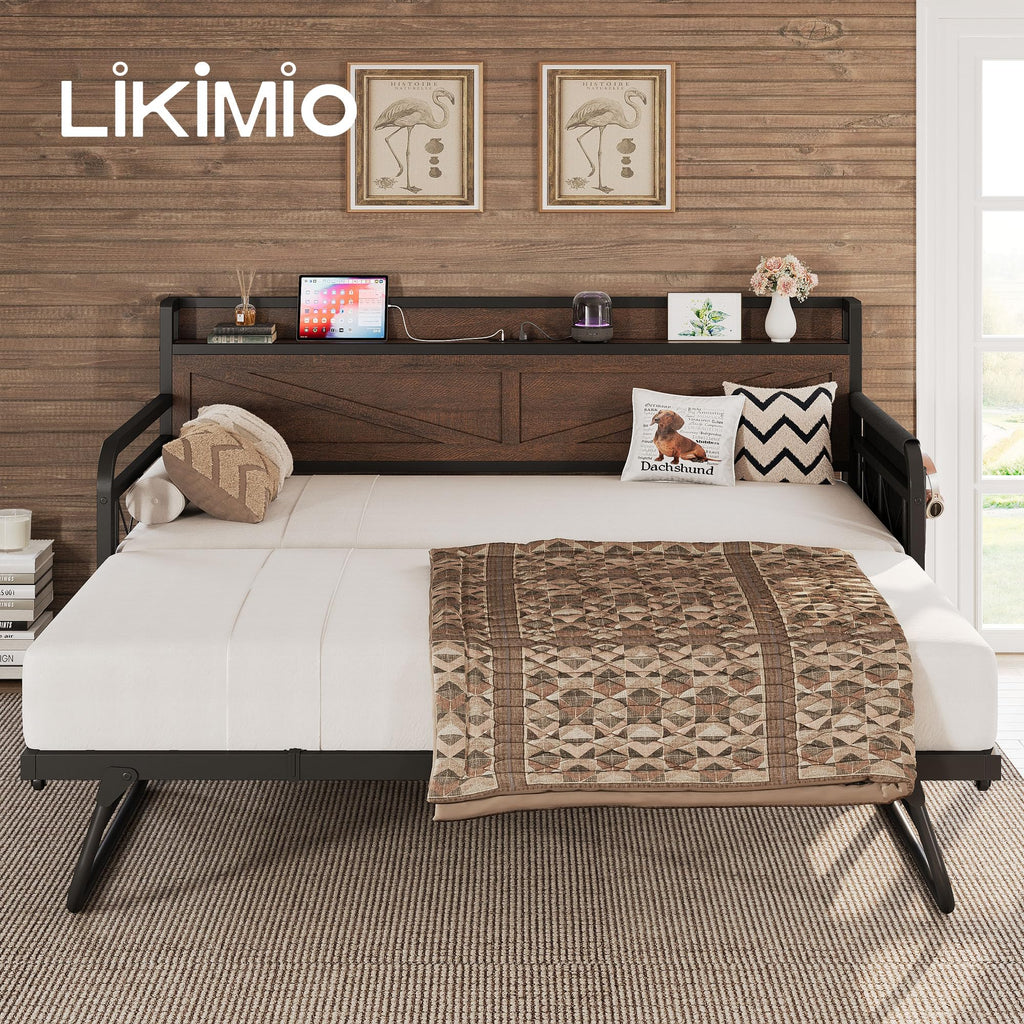 Twin Daybed with Pop Up Trundle B911793