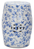 Blue Ceramic Garden Stool S4023