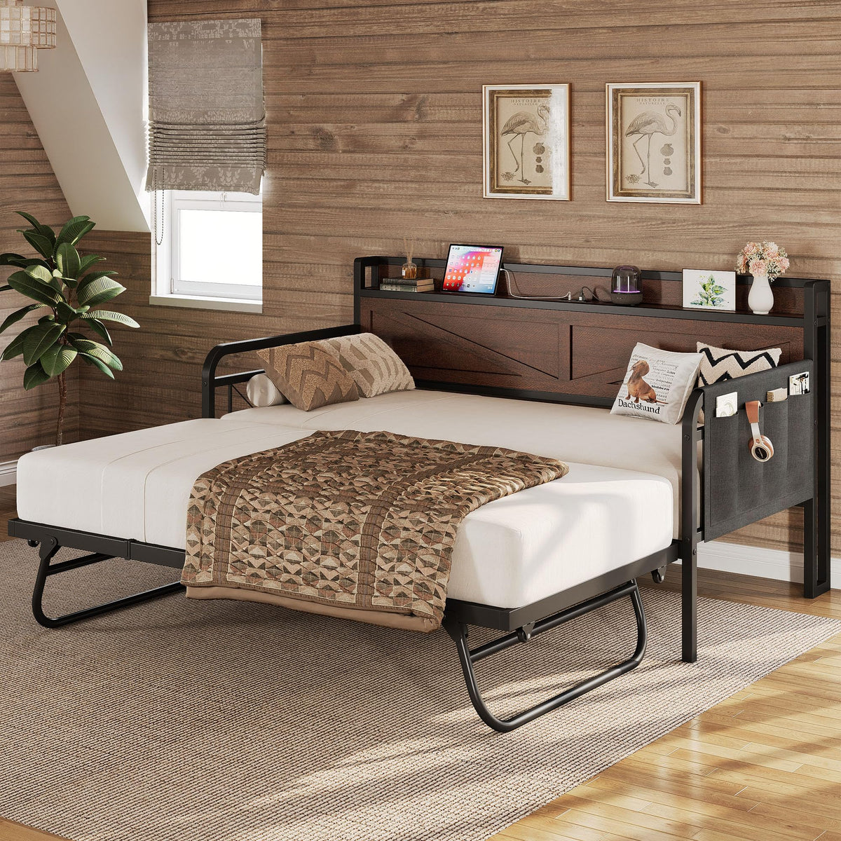 Twin Daybed with Pop Up Trundle B911793