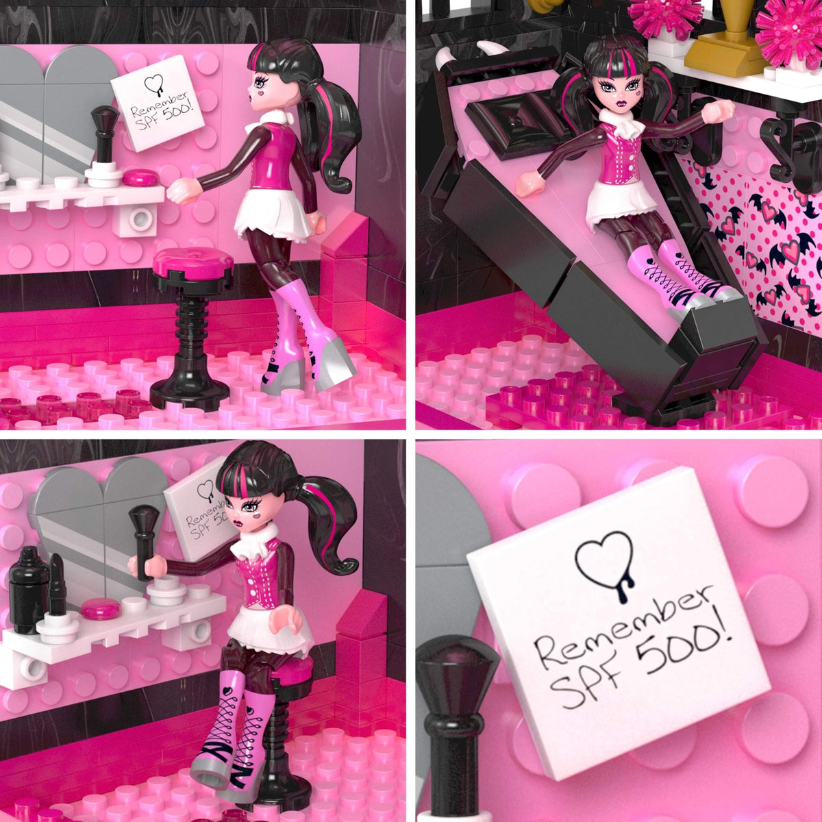 Monster High Action Figure Building Set with 301 Pieces M946